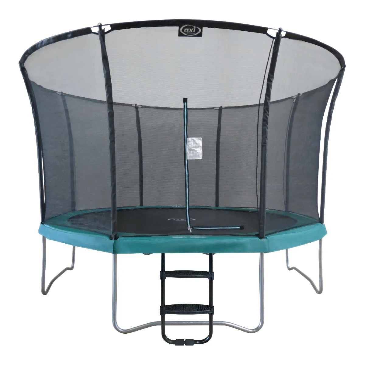 Trampoline denver avec filet de s&eacute;curit&eacute; et &eacute;chelle &oslash; 366 cm vert A940.012.91