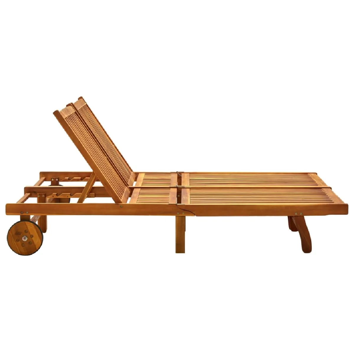 Helloshop26 Chaise longue acacia