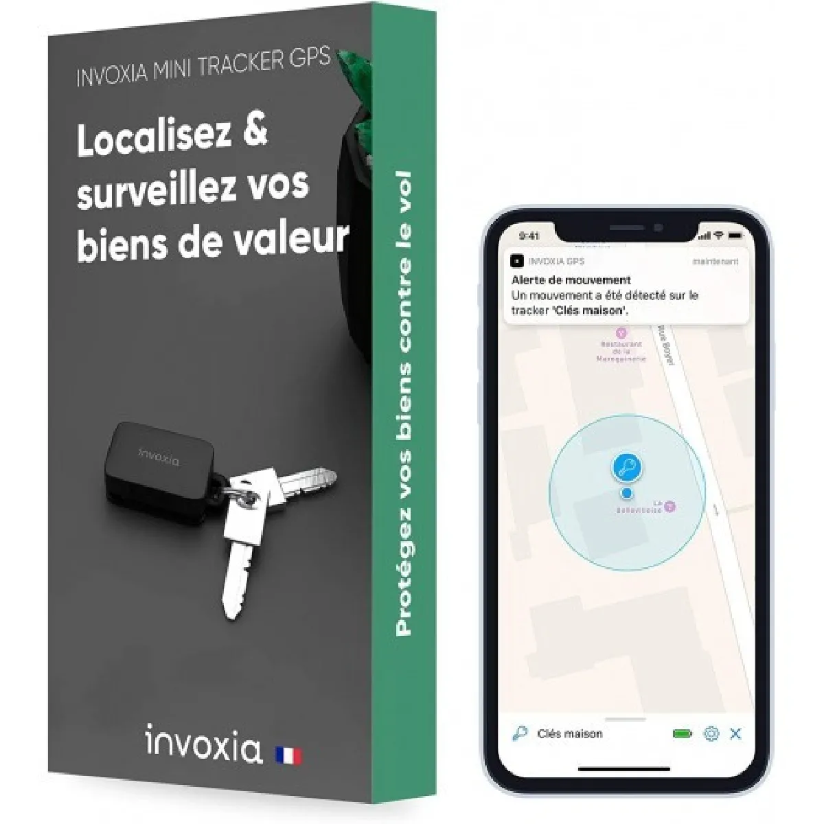 Non Communiqué Invoxia Mini Tracker Gps Traceur Compact Connecté - Image 3