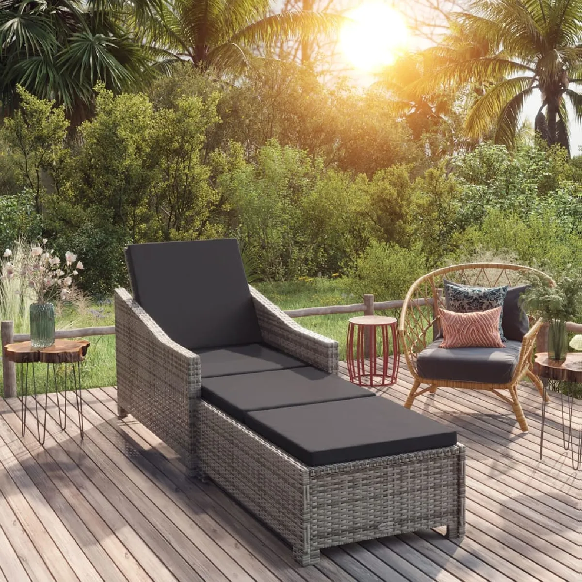 VidaXL Chaise longue coussin