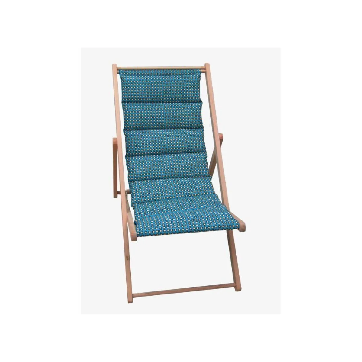 JARDIN PRIVE  Chilienne matelass&eacute;e - Bleu