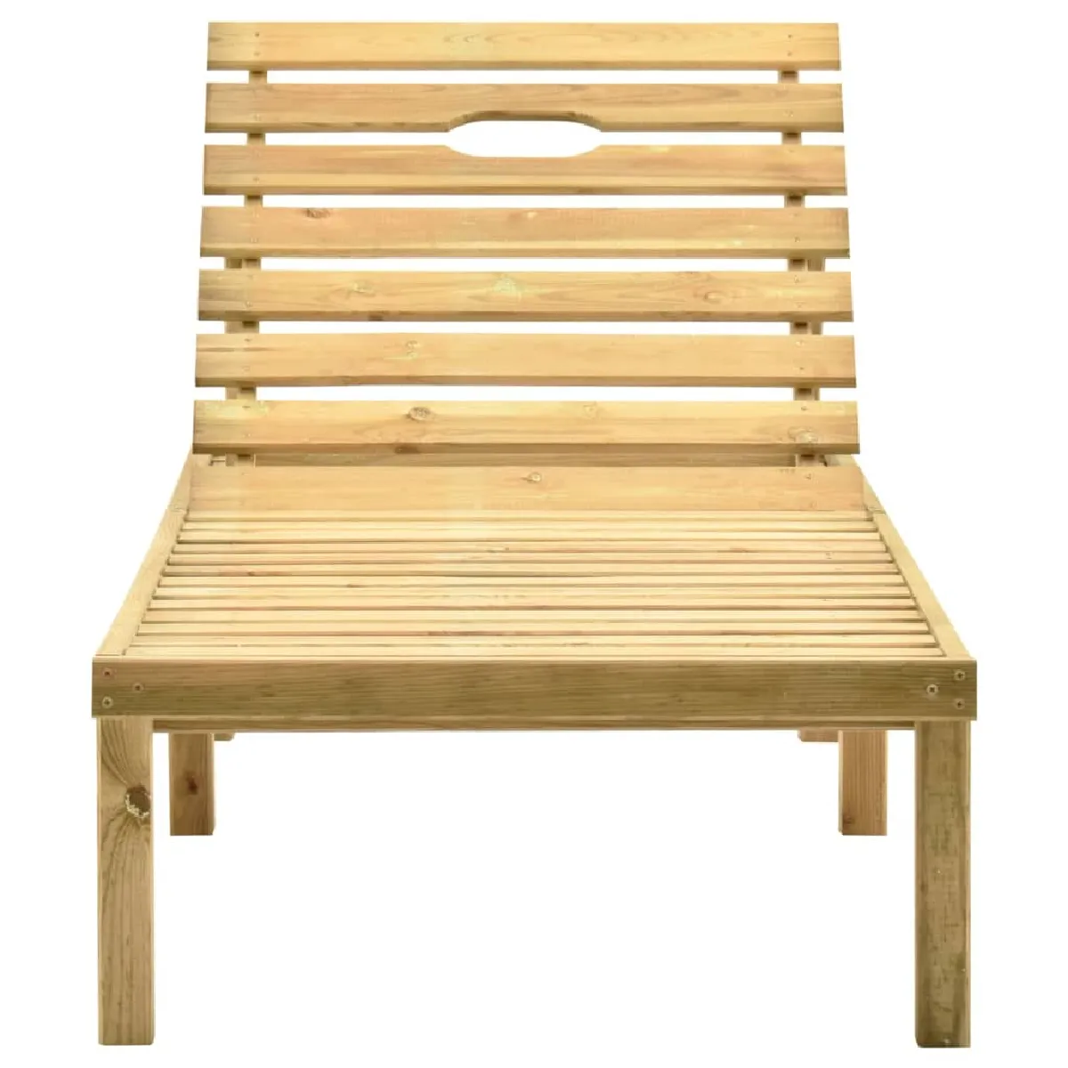 Helloshop26 Transat en bois de pin Bois