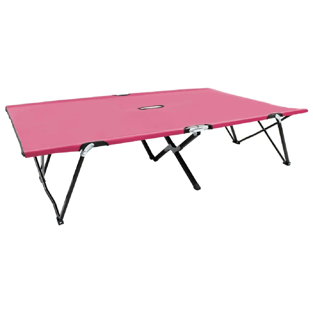 vidaXL Chaise longue 2 places Acier - vue 2