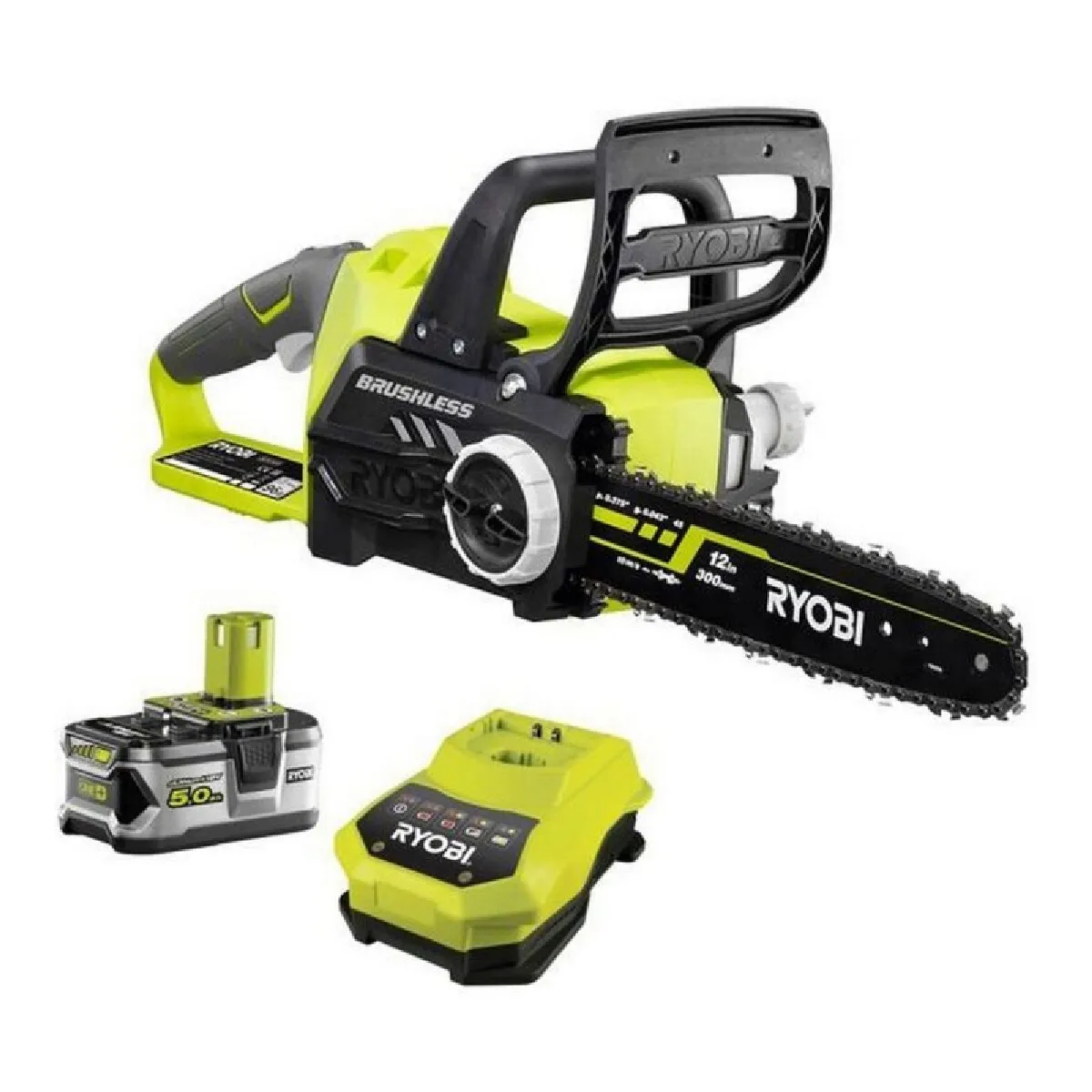 Ryobi Tronçonneuse Brushless 18V ONE+ (1 x 5,0 Ah) - RCS18X3050F