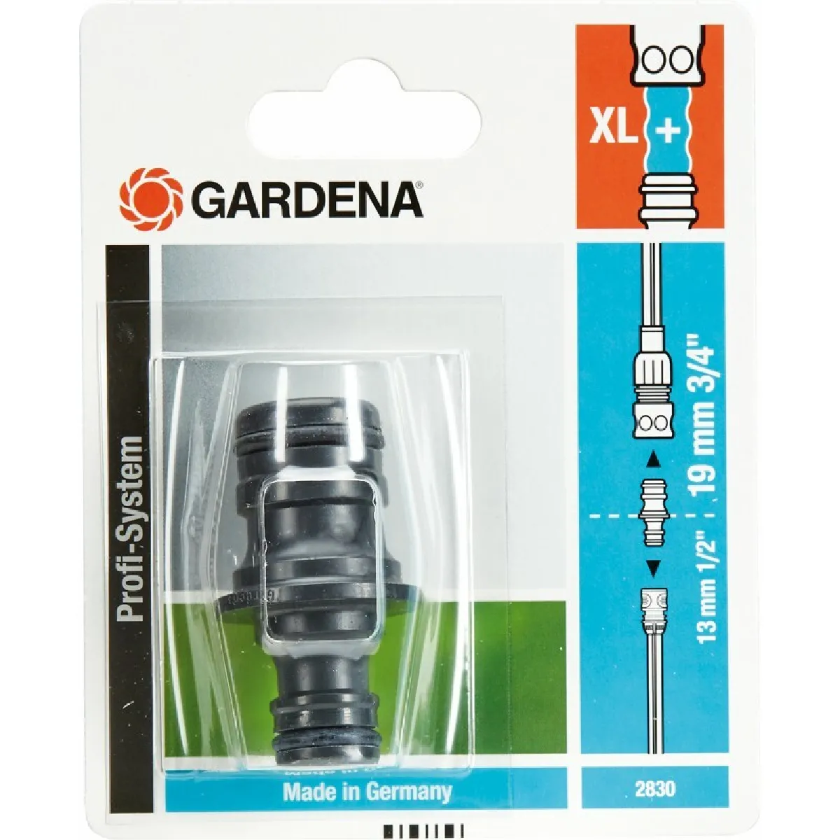 Gardena Connecteur-réducteur grand débit Profi 2830-2