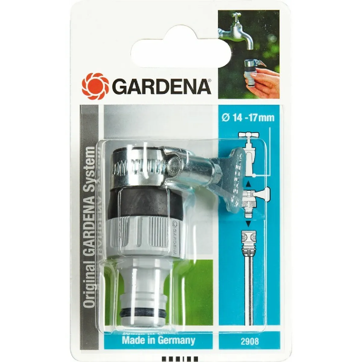 Prise d'eau voleuse GARDENA 2908 20 Sur batterie Arrosage de jardin - vue 2