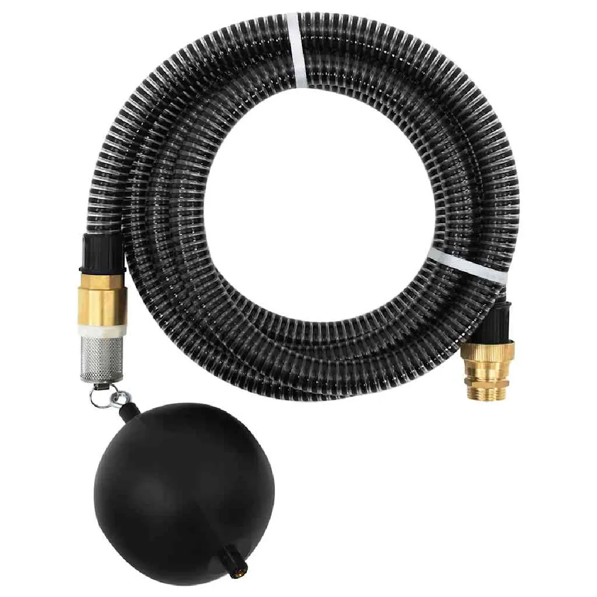 Vidaxl Noir Tuyau D'aspiration 1,1" - 10 M