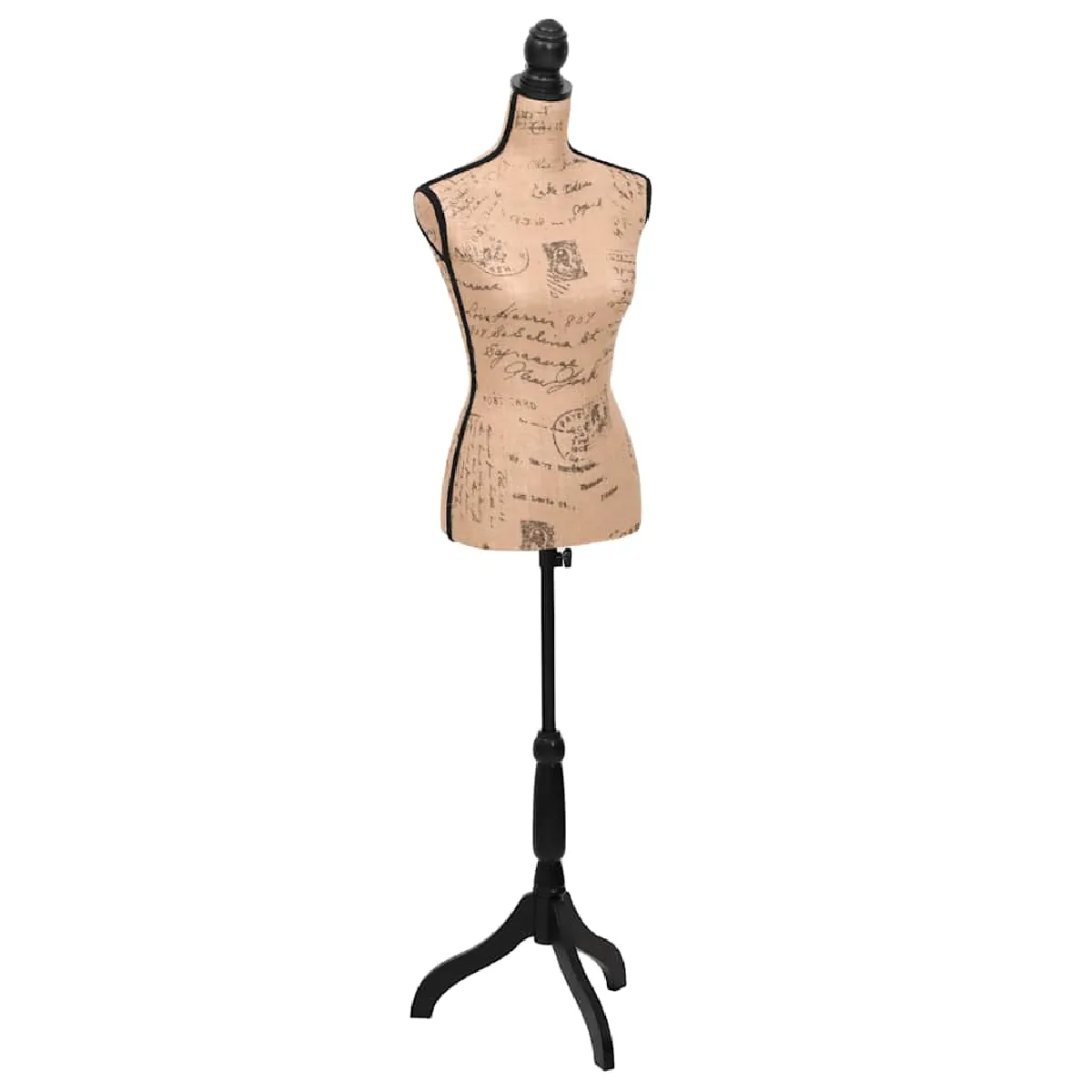 Vidaxl Marron/Noir Buste De Couture