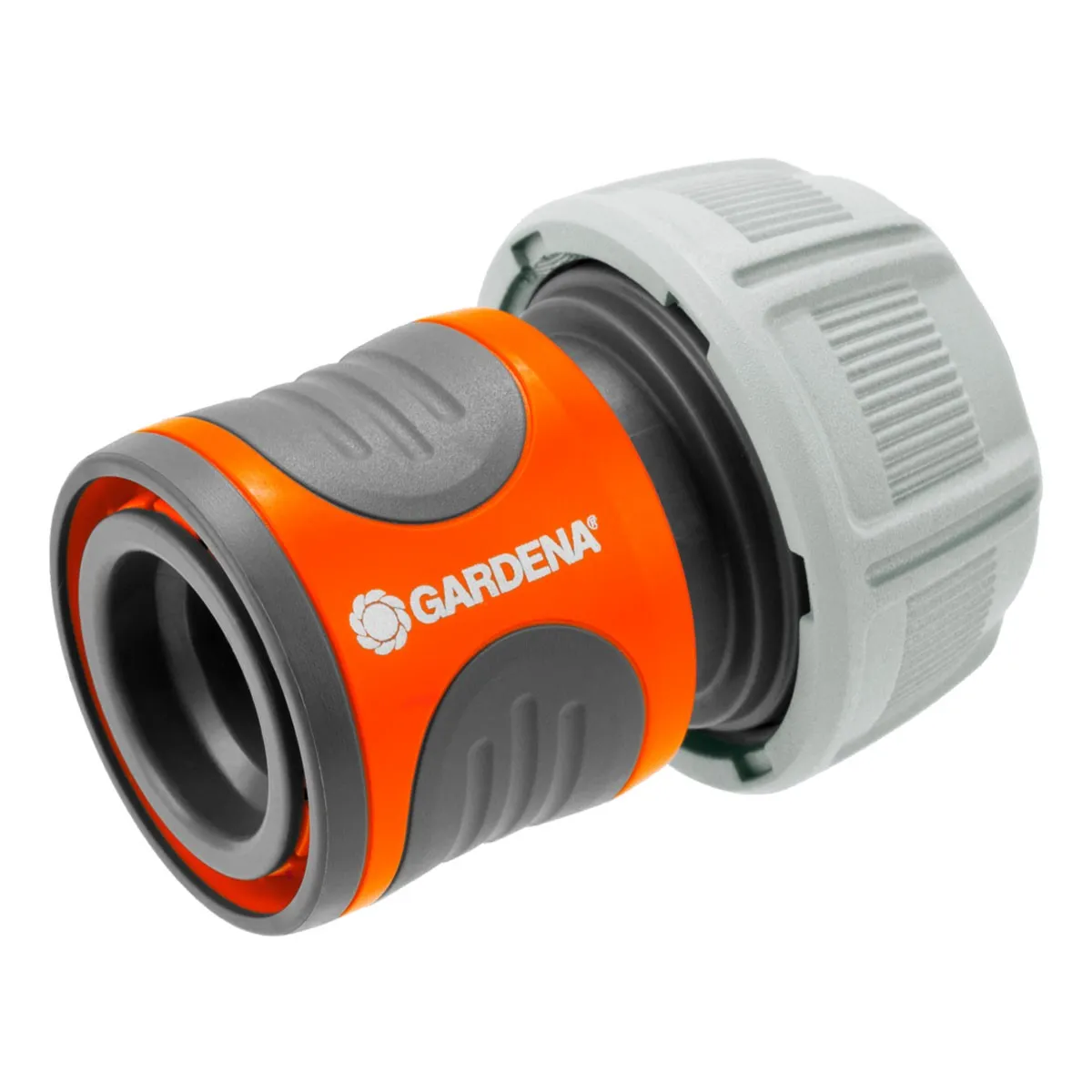 Gardena Conector Manguera 19mm 3/4 - Gris/Orange