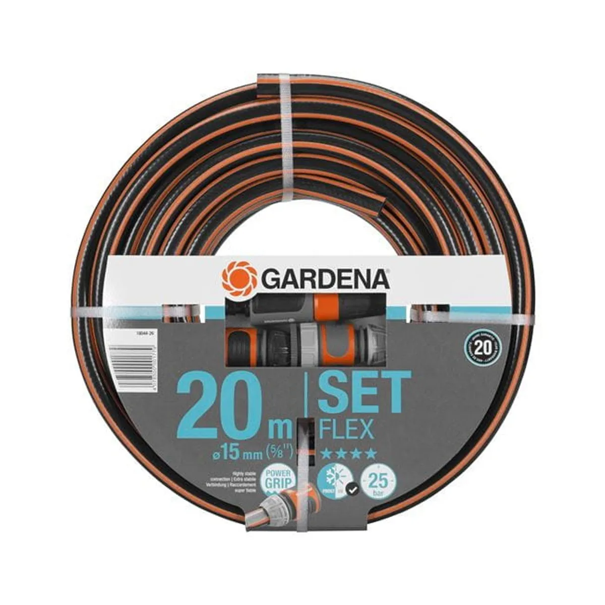 Gardena Tuyau darrosage ComfortFLEX - 20m - Ø15mm - Anti nœud et indéformable - Garantie 20 ans