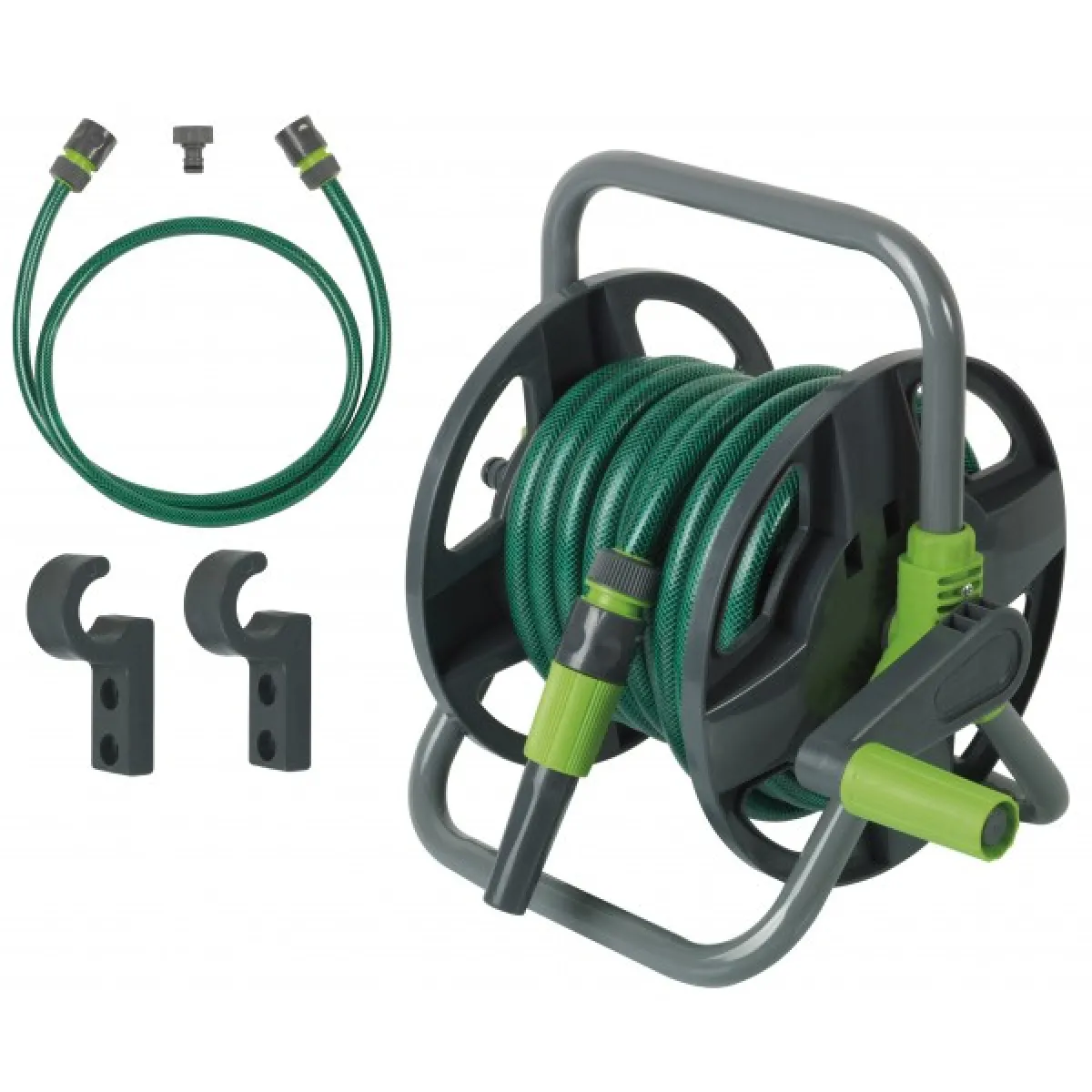 Enrouleur de tuyau manuel portable 15m PRADB.1104 RIBITECH