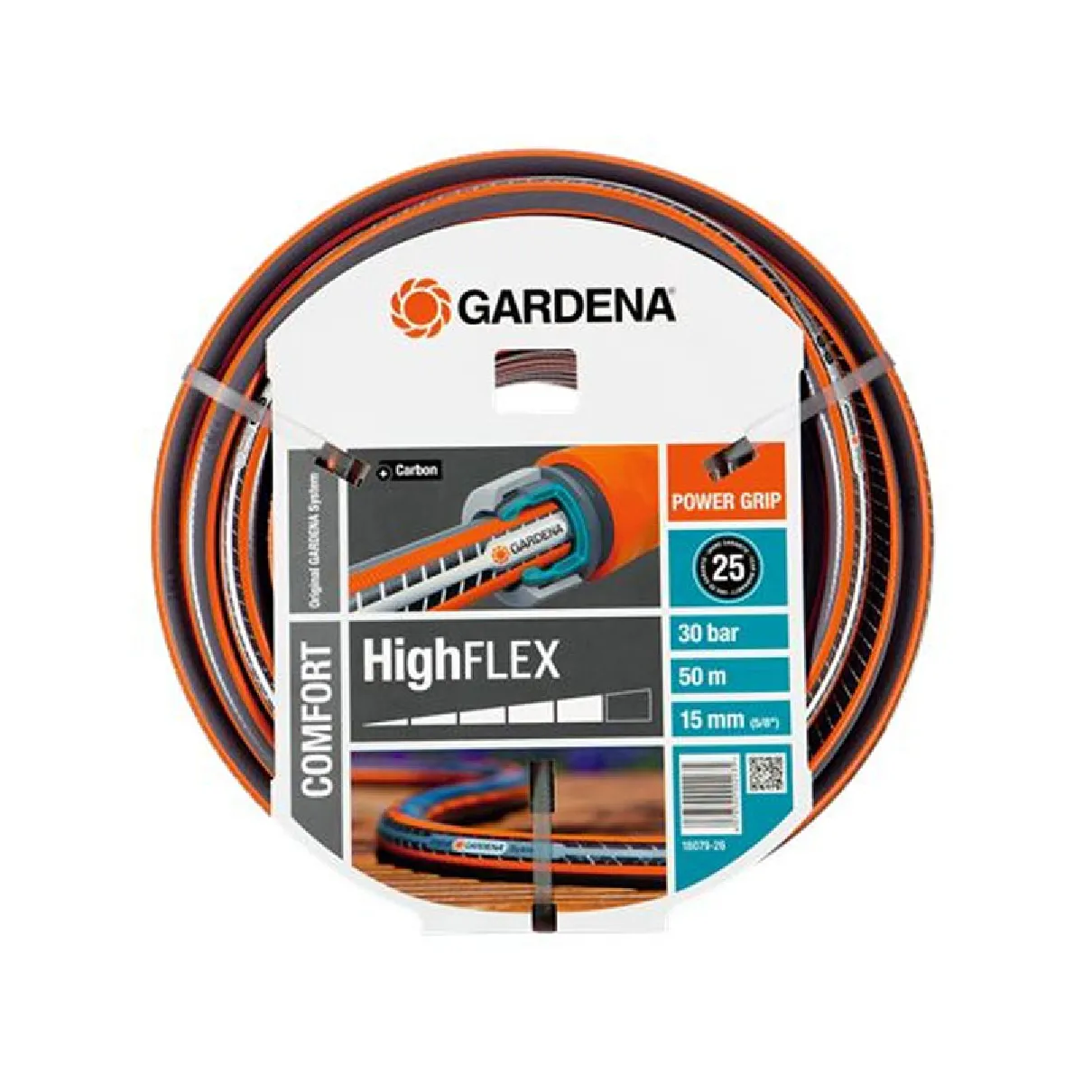 GARDENA Tuyau d'arrosage Comfort HighFlex – Longueur 50m – Ø15mm – Anti nœud et indéformable – Garantie 18079 26 - vue 4