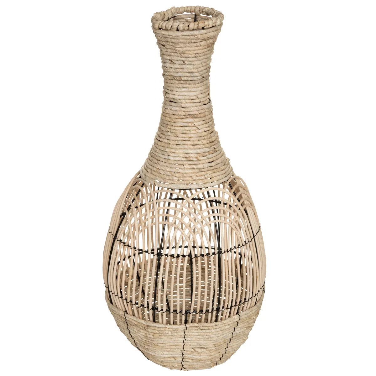Atmosphera Beige Vase Déco Rond