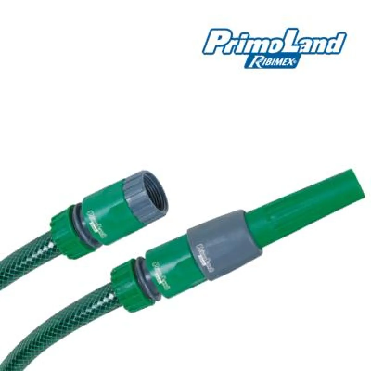 tuyau arrosage 15mm 15m guipe +3 raccords+lance - vue 2