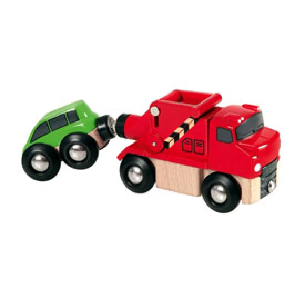 Brio Rouge/Verte Dépanneuse Voiture