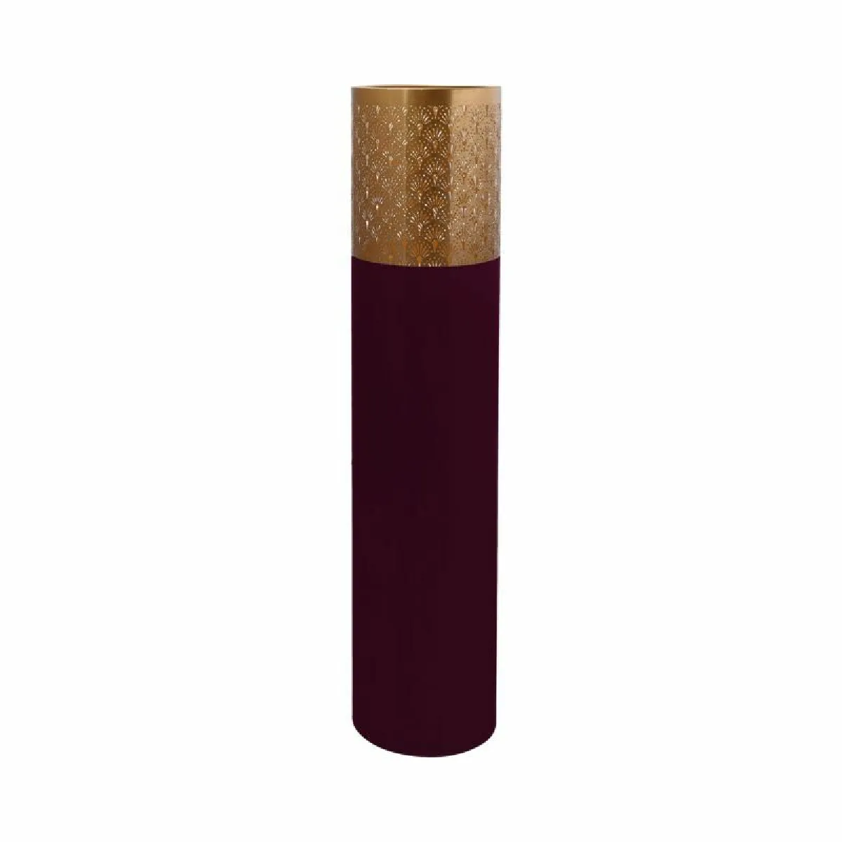 Paris Prix Violet Vase Rond Design Métal
