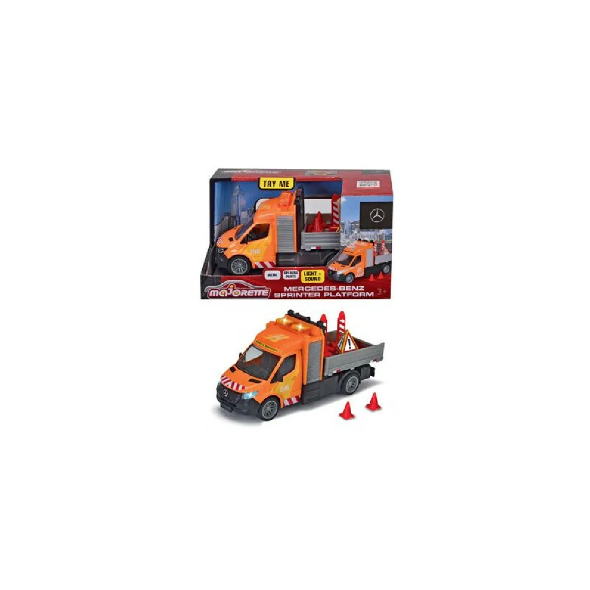 Majorette Camion GS Sprinter Benne