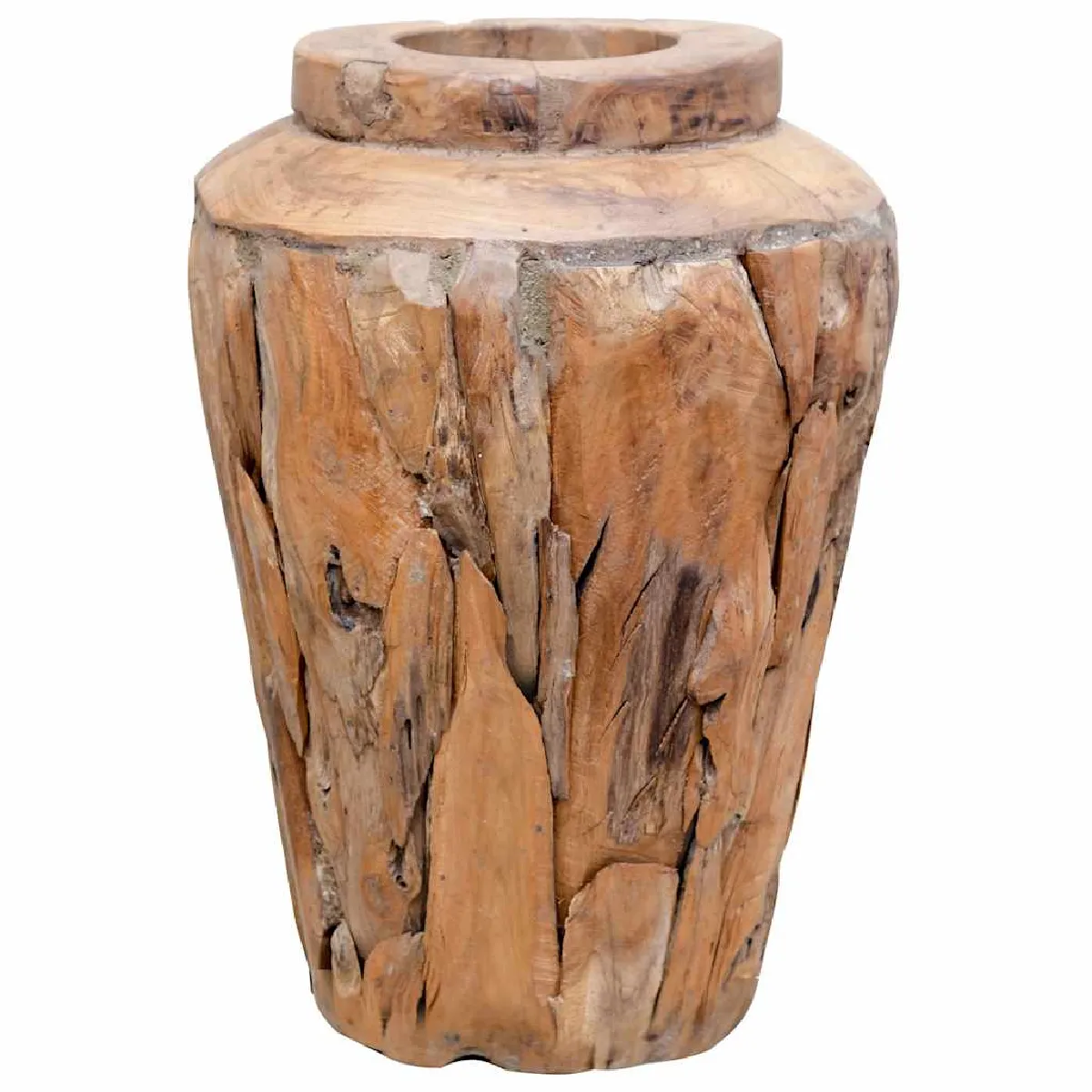 VIDAXL  Vase Bois de Teck