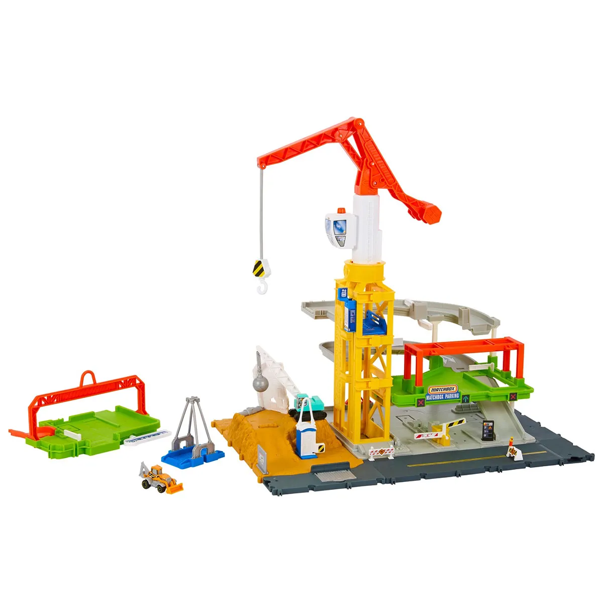 Mattel Coffret Chantier de Construction Action Drivers