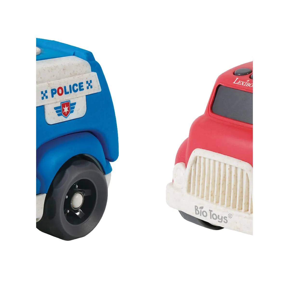 Pack De Voitures LEXIBOOK – Police Et Camion Pompier En Fibres De Blé