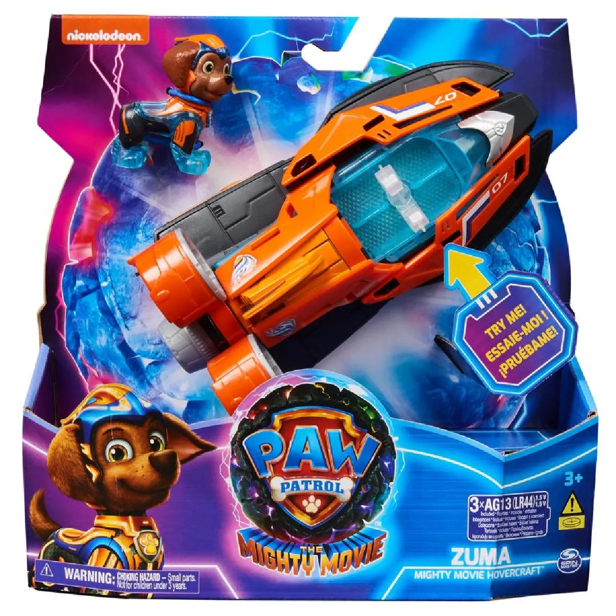 Paw Patrol Pat Patrouille Véhicule + Figurine Zuma du Film Voiture Figurine À Collectionner Sons Lumières Pat Patrouille Jouet Voiture pour Enfant et + - vue 2