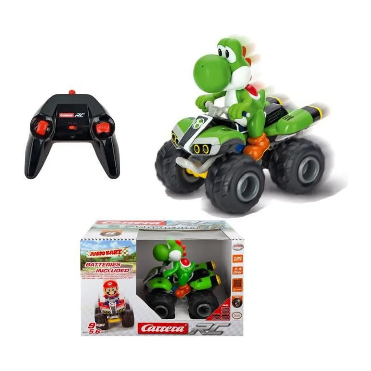 Carrera Rc Mario Kart - Yoshi Quad 1:20 - Image 4
