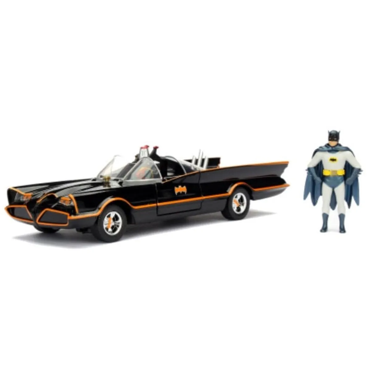 Generique Classic Batmobile Batman Robin Figure 1966 1/24 - Image 3