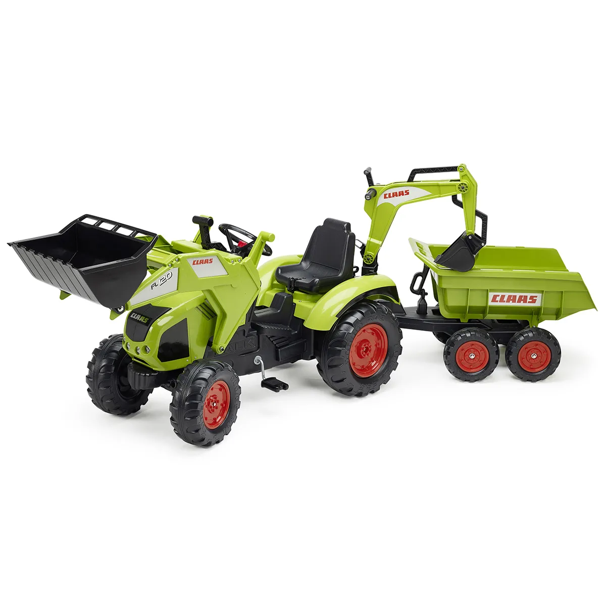 Les Petits Jardiniers Tractopelle &Agrave; P&eacute;dales Claas
