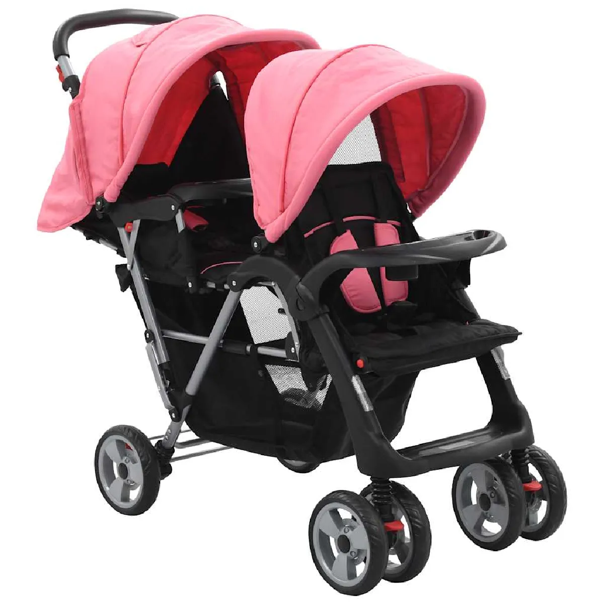 vidaXL Poussette double - vue 2