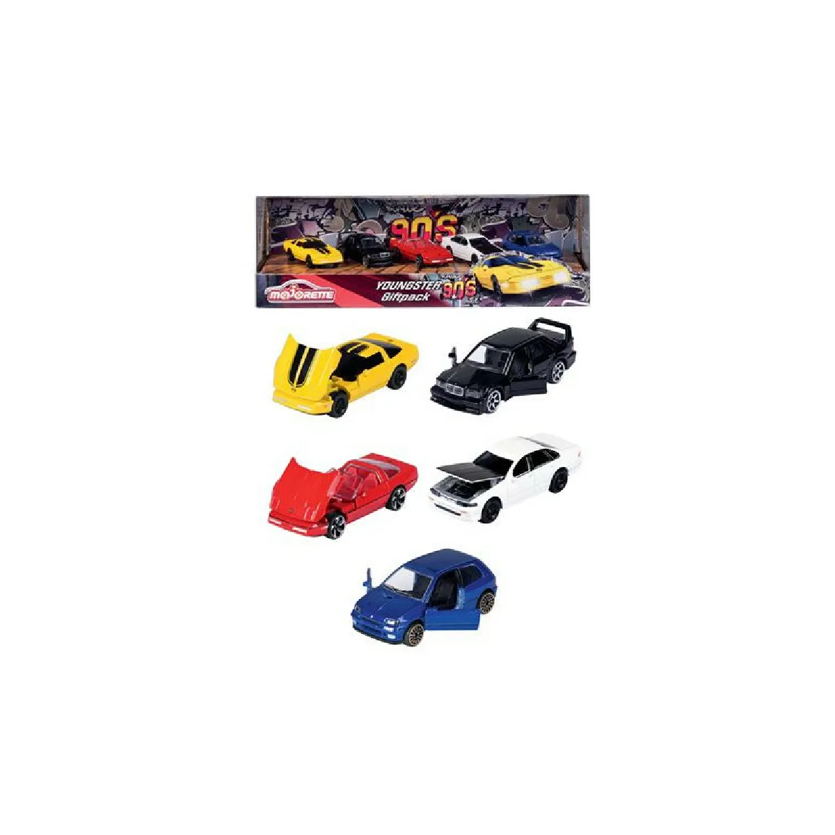 Pack 5 Voitures Majorette Youngster Giftpack