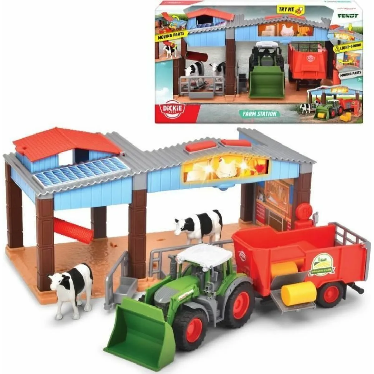 Dickie Toys Dickie Stacja Farma Avec Tracteur