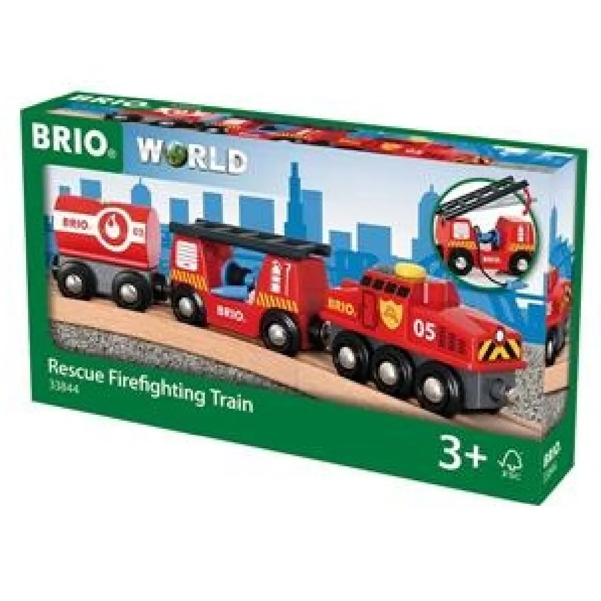 Ravensburger Rouge Jeux De Voiture Train Des Pompiers - Image 3