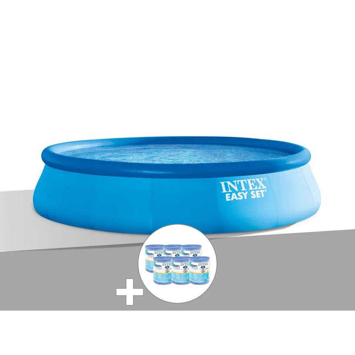 Kit piscine autoportée Intex Easy Set 4 57 x 1 07 + 6 cartouches de filtration - vue 2