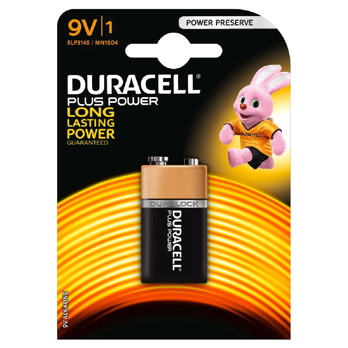 Pile Alcaline 6lr61 9v Plus Duracell 'unité - vue 2