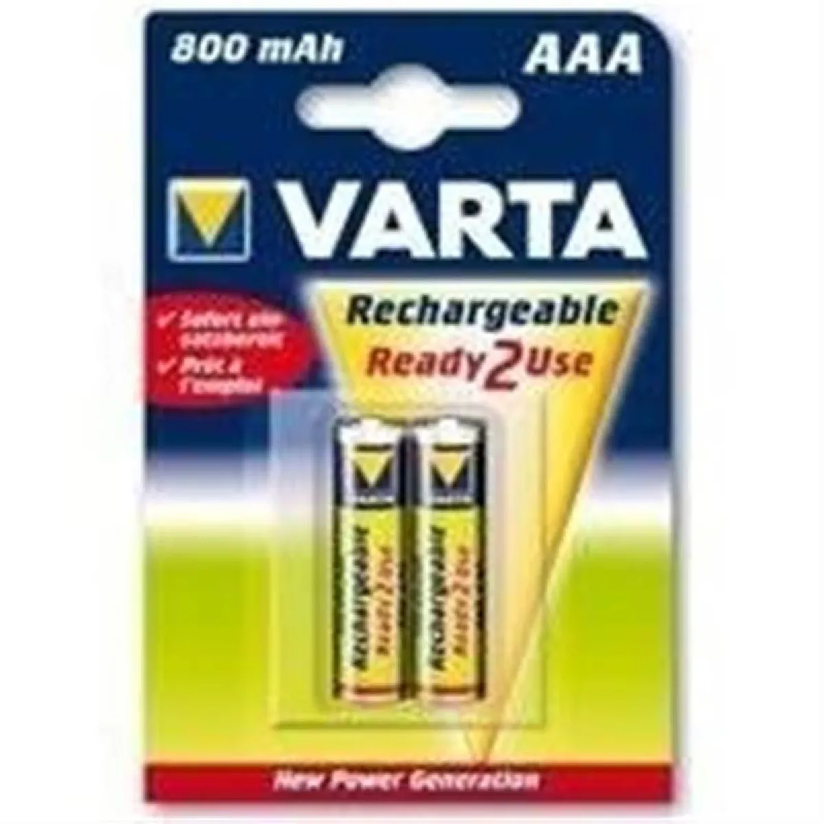 VARTA 2 Piles "Rechargeable Accu Solar" NiMH 1 2V 550mAh Micro AAAHR03 - vue 10