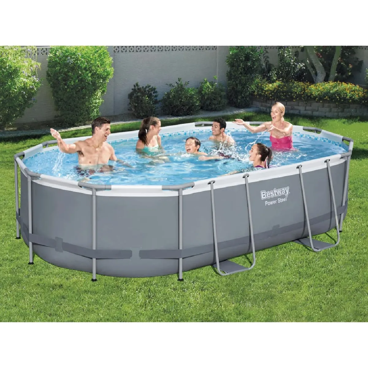 Bestway Power Steel Ovale 488x305x107 cm