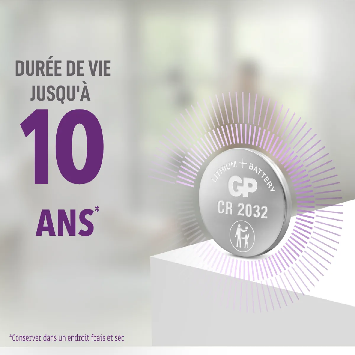 Piles CR2032 CEGASA - Lot De 2, Lithium 3V - Haute Performance, Sécurité Enfant - Pour Télécommandes, Balances, Montres - 10