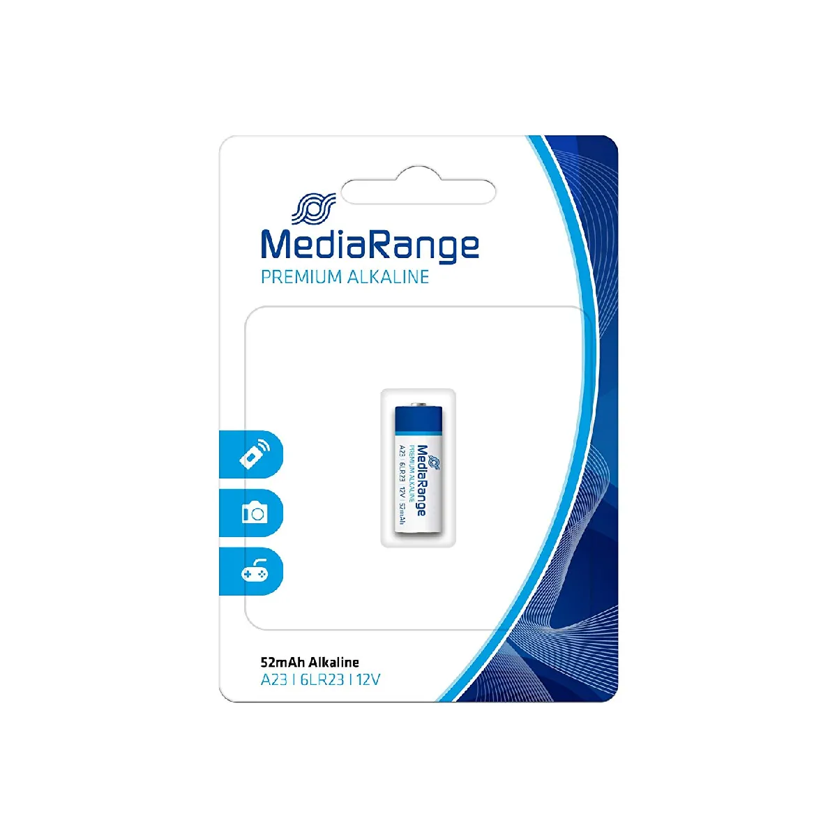 Mediarange Pile Alcaline A23 12 V