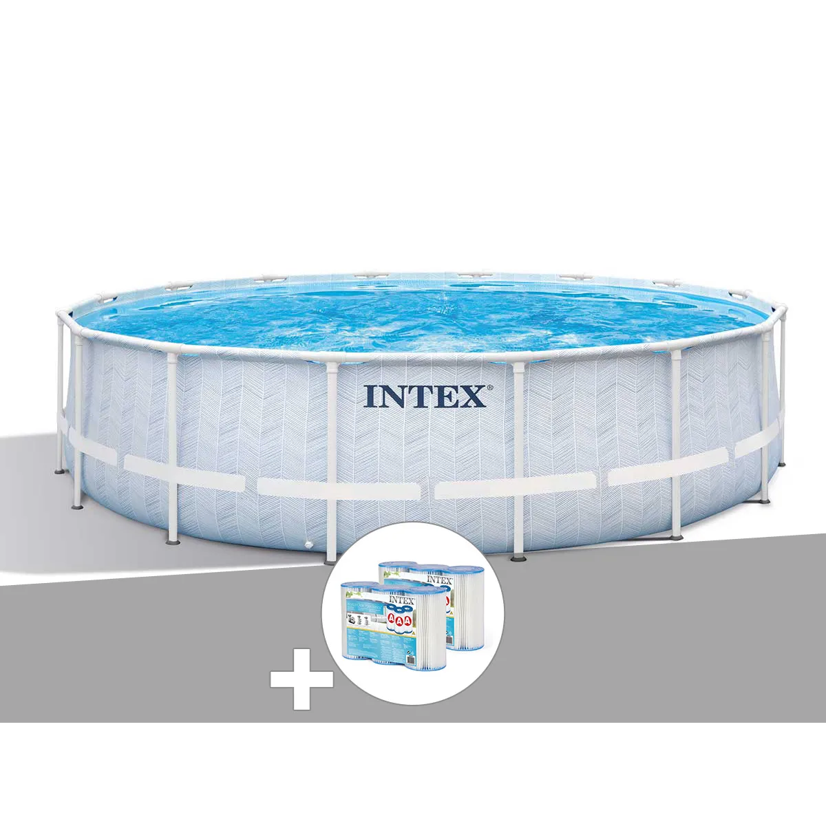 Intex Piscine Chevron frame 488x122 cm
