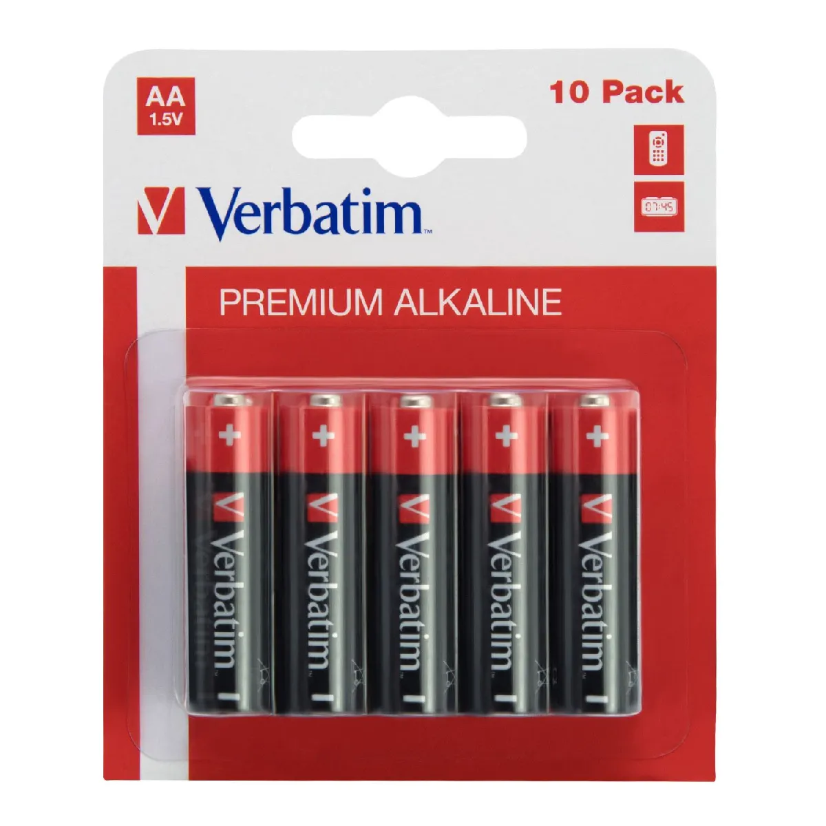Piles Alcalines Verbatim AA – Lot de 10, 1,5V, Performance Stable - vue 4