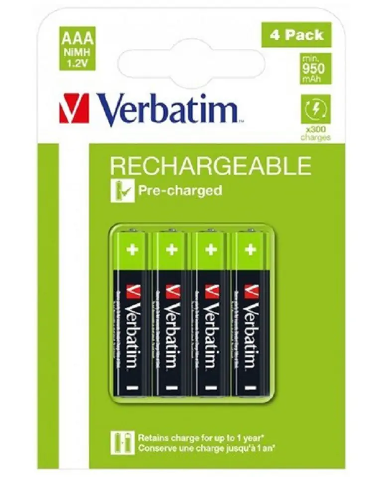 Batteries Verbatim AAA AAA - vue 2