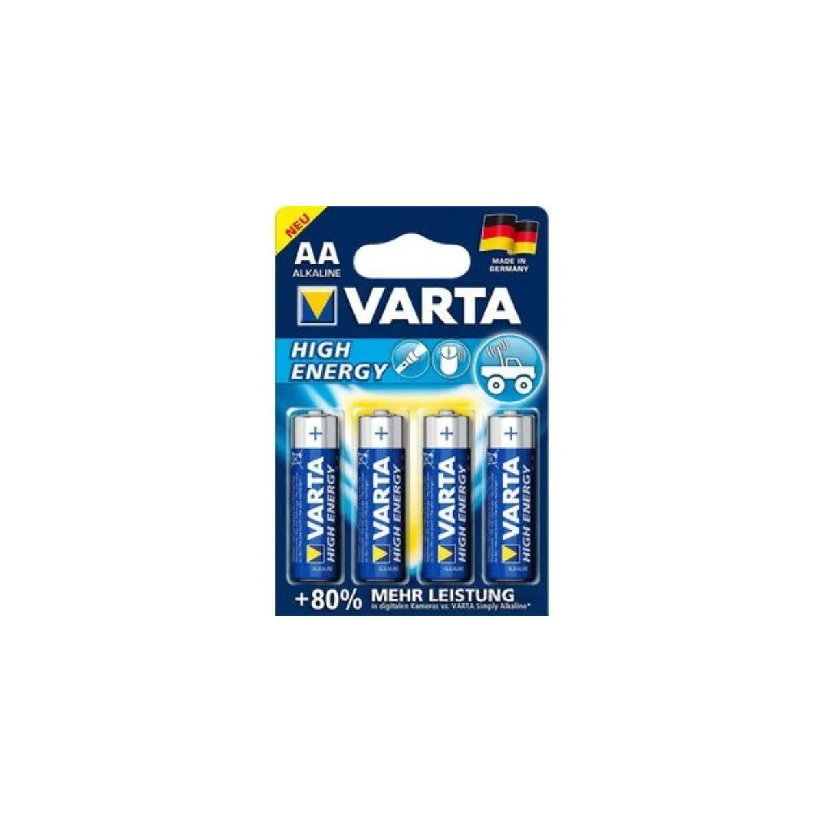Varta piles alcalines LR6 AA Long Power - x4