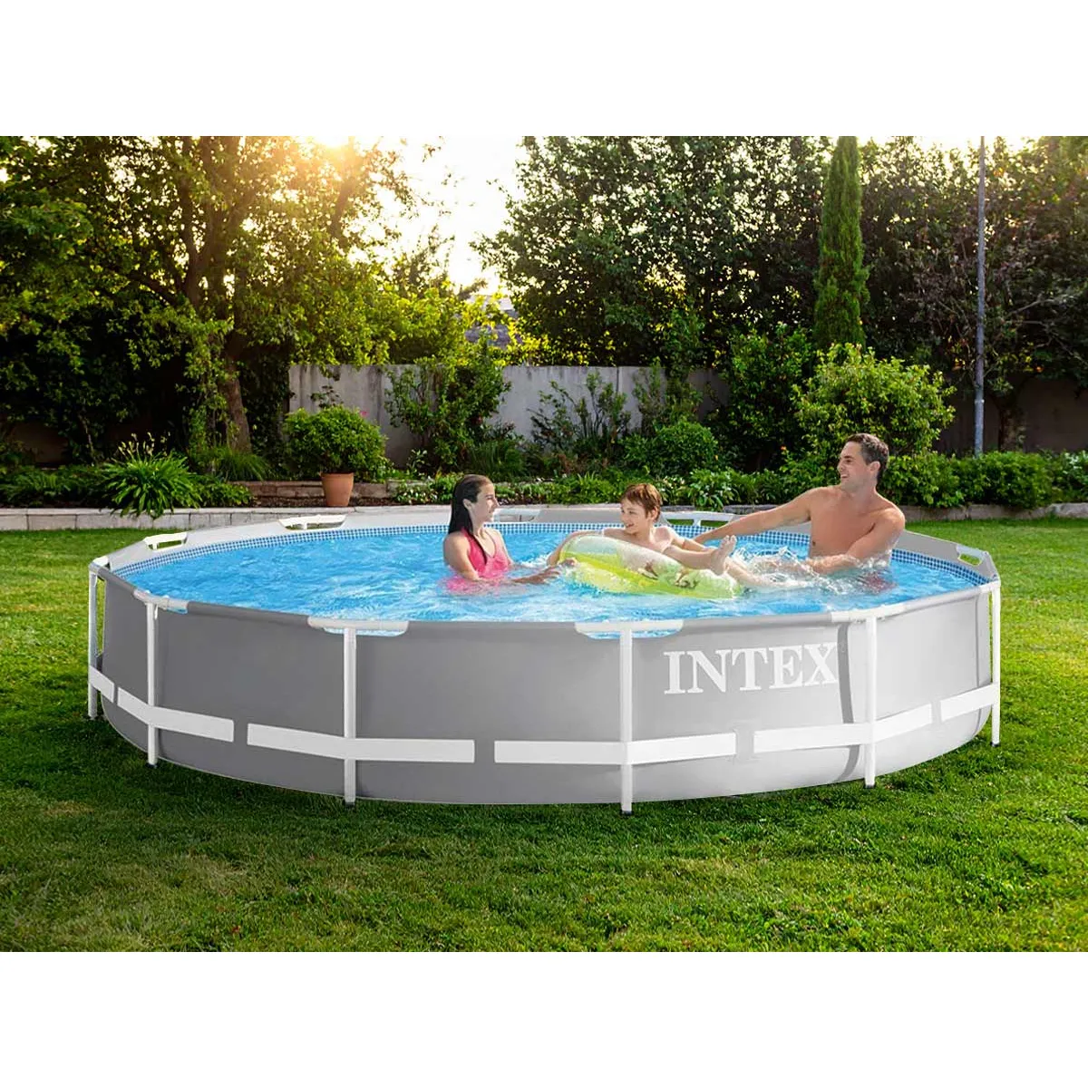 Intex Piscine Tubulaire Prism Frame 3.66