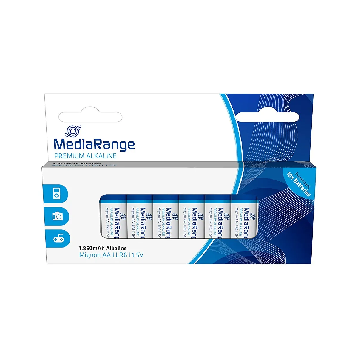 Mediarange Piles Alcalines Aa Lr6 - Lot De 10