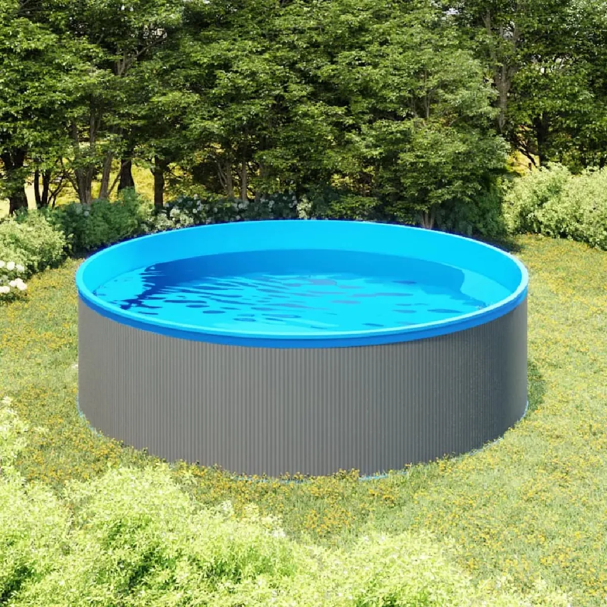 vidaXL Piscine à éclaboussures 350 x 90 cm - vue 2