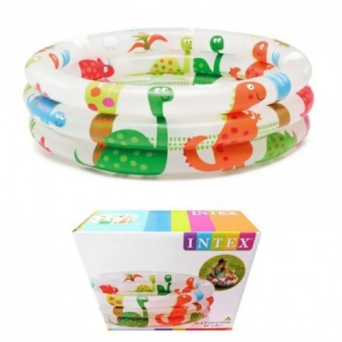 Intex Piscine pataugeoire gonflable - 61 x 61 cm