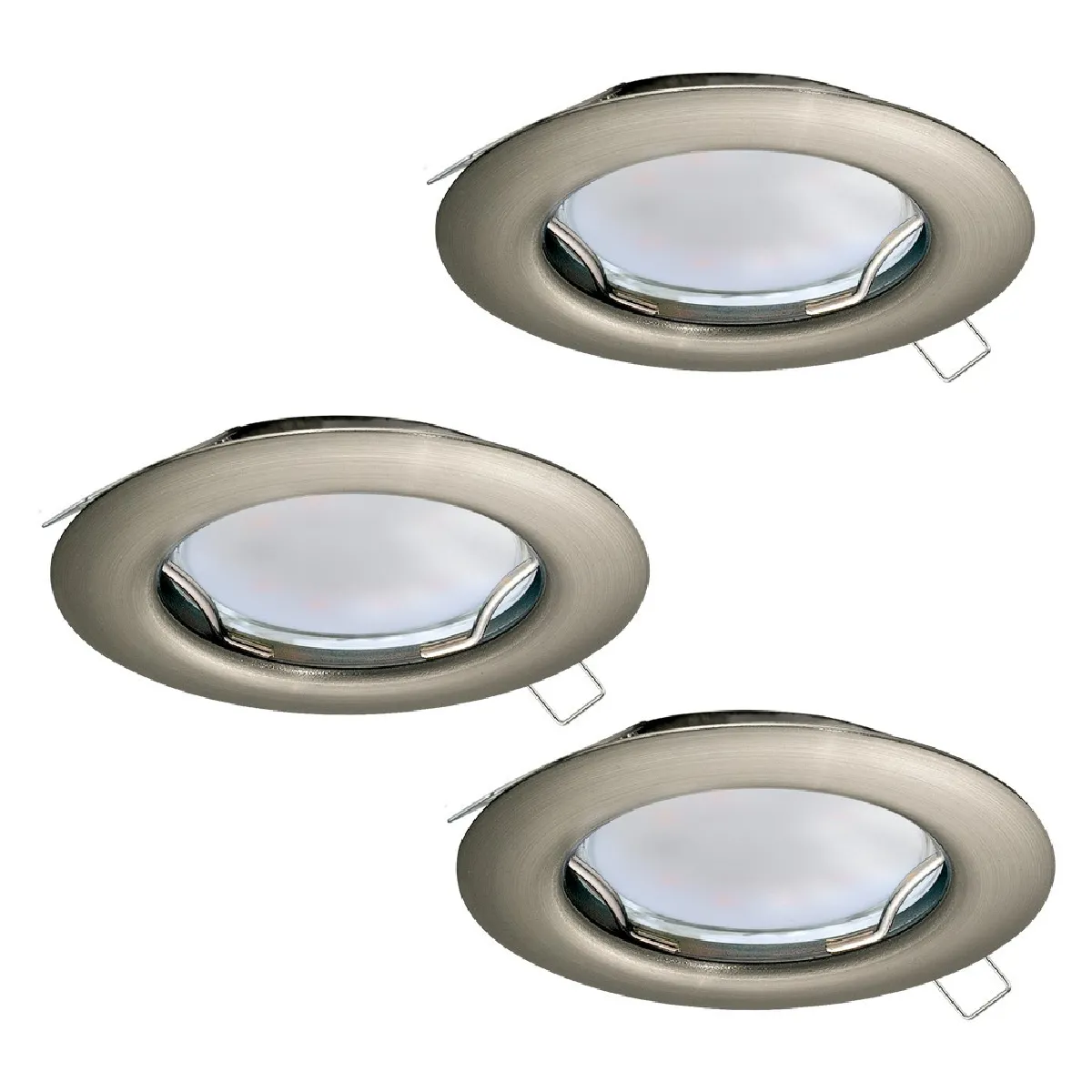 Eglo Spot Encastré Satiné Lot de 3