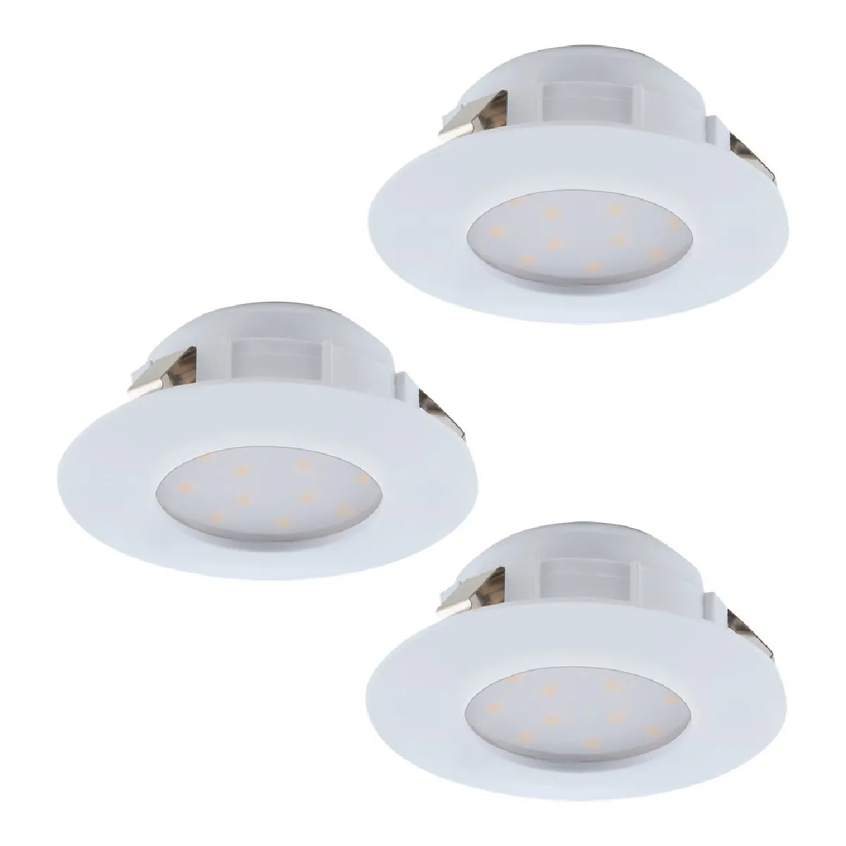 EGLO Pineda downlight encastr&eacute; ext&eacute;rieur led blanc - paquet de 3