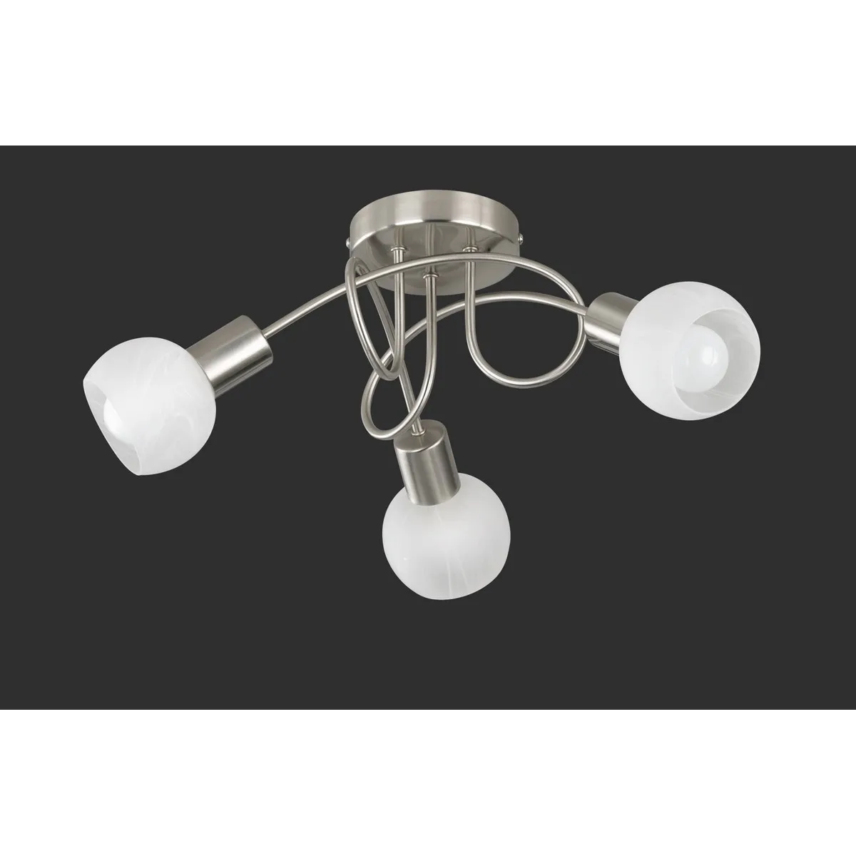 Lumière Gris Lumiere Plafonnier Rond Verre