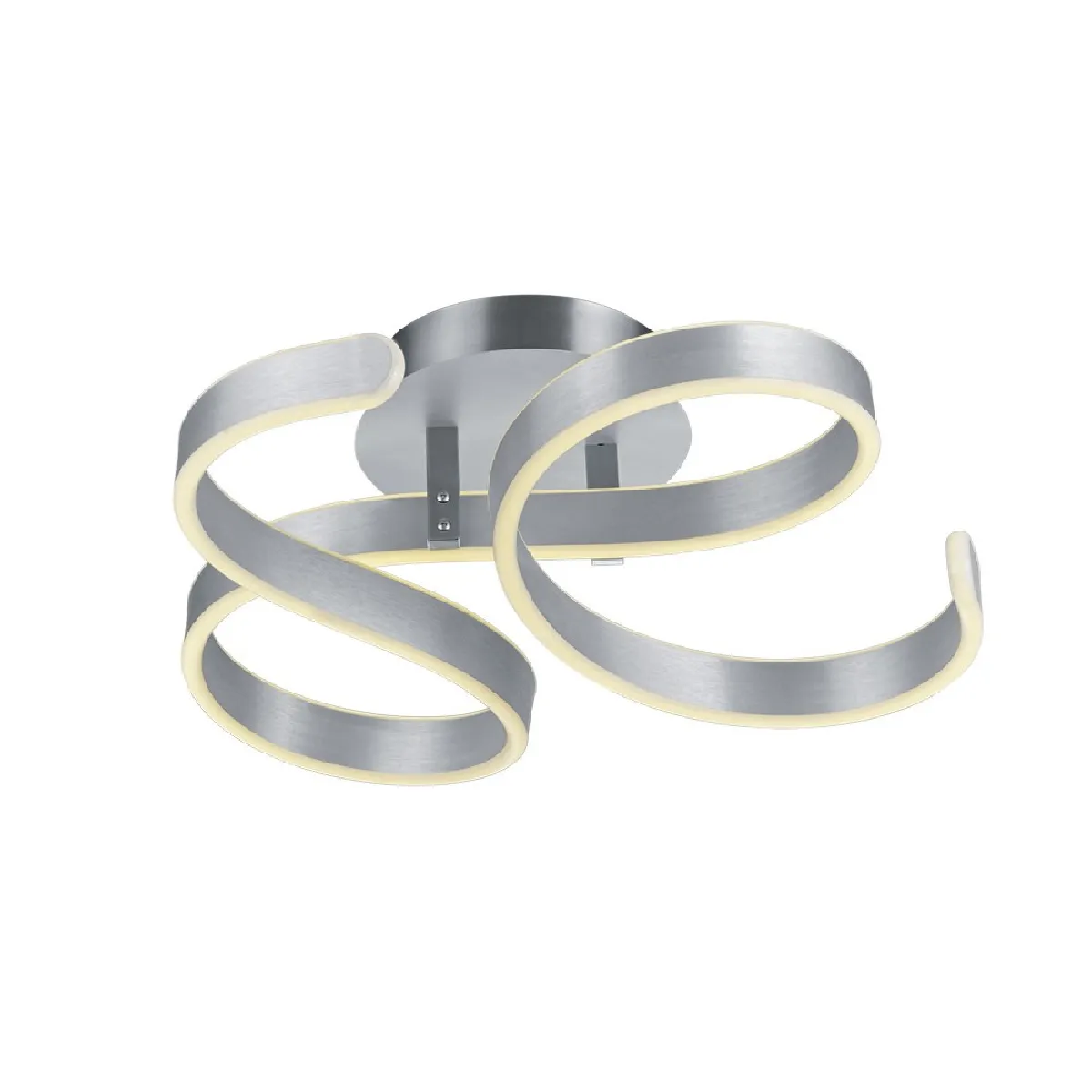 Trio Lighting Aluminium Brossé Plafonnier Led Francis, - Image 3